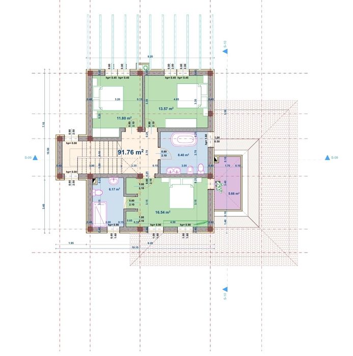 Casa de vanzare 4 camere, 183mp utili, 750mp teren