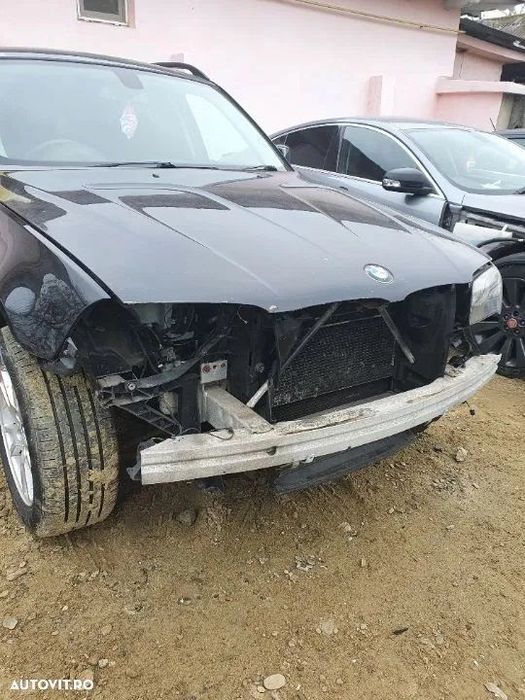 Dezmembrez Bmw X3 E83 an 2006 motor 2.0 150 cp cod 204D4 M47 cutie viteza manuala injector rampa injectoare turbina pompa inalta trager complet compresor clima ac alternator electromotor grup diferential fata spate Bmw seria 1 116 118 120 E90 E91 318 320