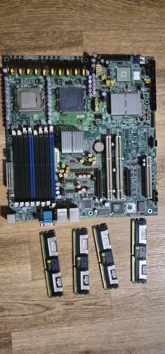 Матеоинская плата + проц + озу. От сервера.