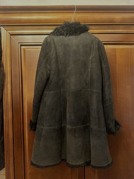 Cojoc piele naturala si blana oaie