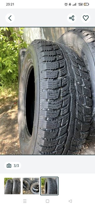 Продам комплект зимних шин