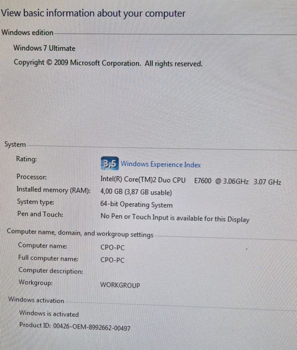 Lenovo ThinkCentre A70z all-in-one pc