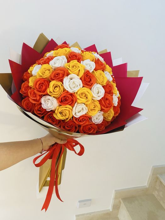 Buchete din trandafiri de sapun