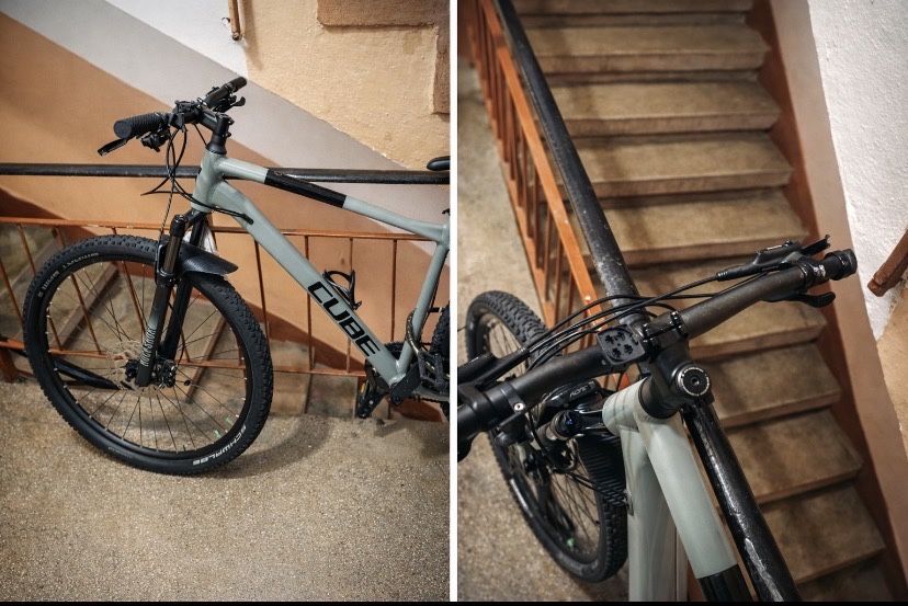 Bicicleta cube attension