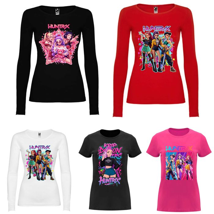 K pop DEMON Hunters дамски , детски и мъжки тениски , блузи и суитчъри