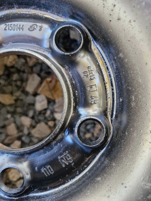 4 jante pe 15 originale GM /OPEL