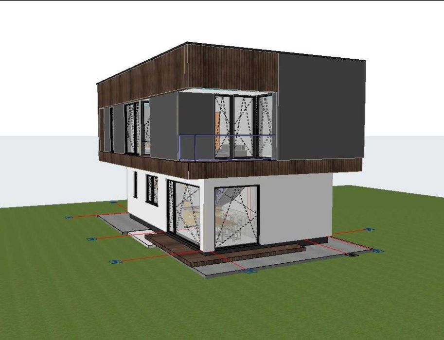 Teren intravilan cu autorizație de construcție Barnova toate util