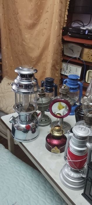 Керосиновые лампы и керогазки