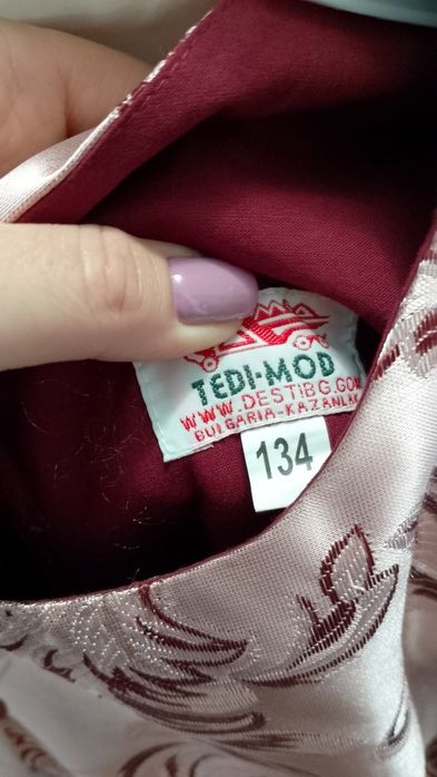 Детска елегантна рокля с болеро