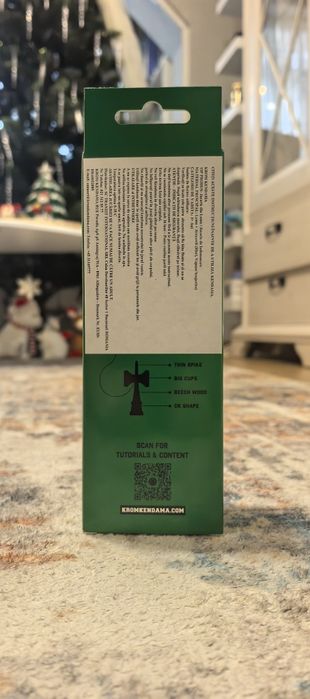 Kendama KROM pop Green Originala cu grip