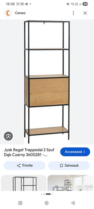 Raft dublu desing industrial