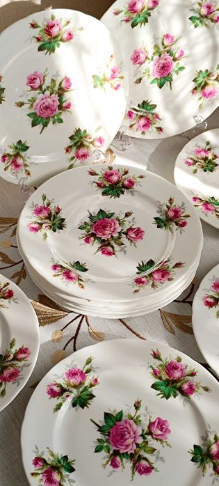 Винтажные десертные тарелочки из Англии Hammersley 1970-80е г