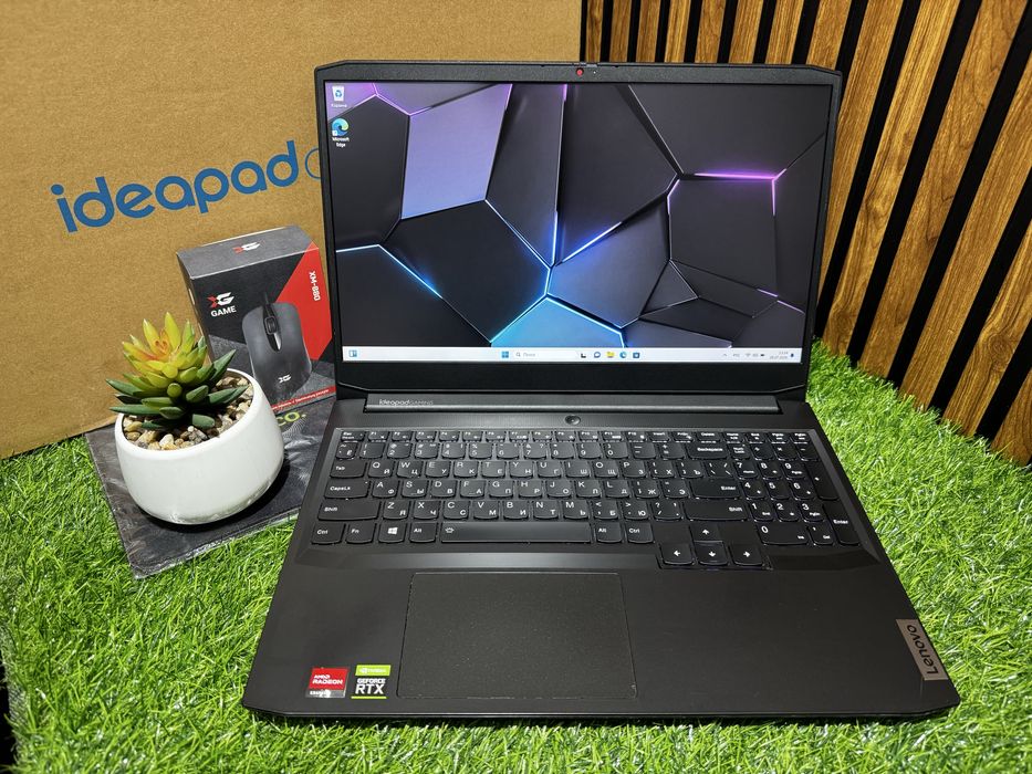 Ноутбук Lenovo ideapad Gaming 3 AMD Ryzen7-5800H/16GB/SSD512/RTX3050Ti