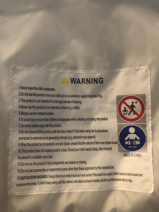 Leagan electric bebelus evo smart 9kg max