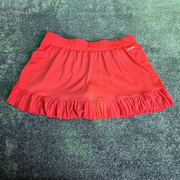 Fustita mini Adidas - L - Femei - roșie- ușor purtata