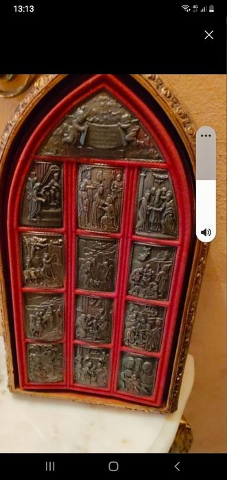 tablou religios cu Cina cea de taina in metal