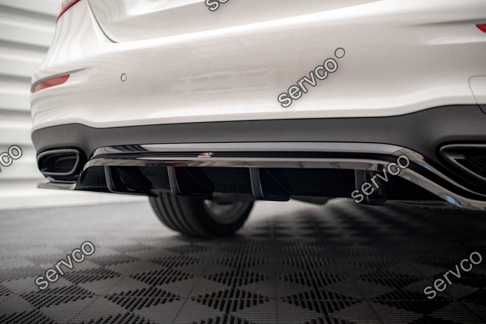 Prelugire splitter bara spate Mercedes E Class W213 Facelift pachet AMG Line 2021- v10 - Maxton Design