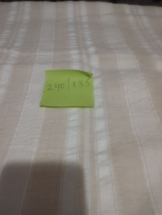 Покривка ленена тъкана от баба ми