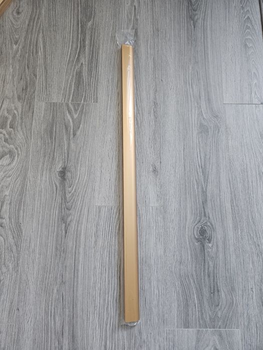 Mâner metalic lung 795mm si 60mm auriu