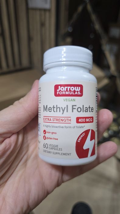 ДОСТАВКИ НЕТ Jarrow метил фолат 60шт 90 000сум Made in USA
