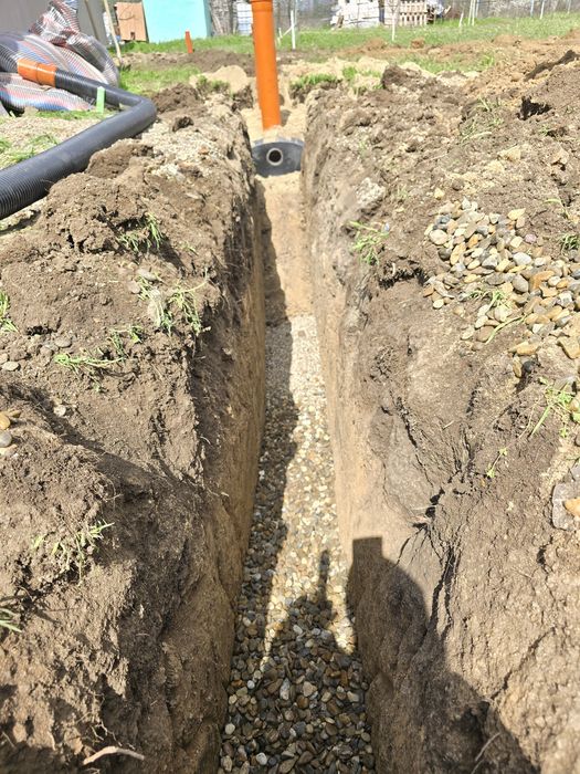 Servicii Miniexcavator - Fose septice, Canalizări, Branșamente Apă