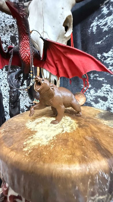 Шаманска фигурка за защита и ритуали – ръчна изработка