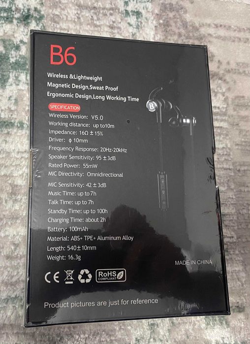 Продам блютуз наушники BUZZ BLUETOOTH B6