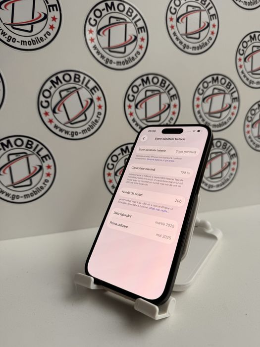 iPhone 16 - 128GB - Negru - 100% - Impecabil - Garantie