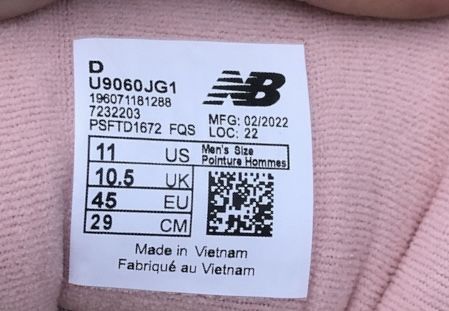 New Balance 9060 x Joy Freshgoods Full Box Inside Voices Shower Blue