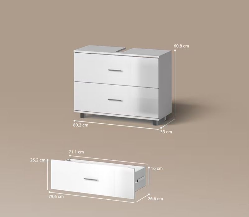 Шкаф за подмивка Vicco 6083