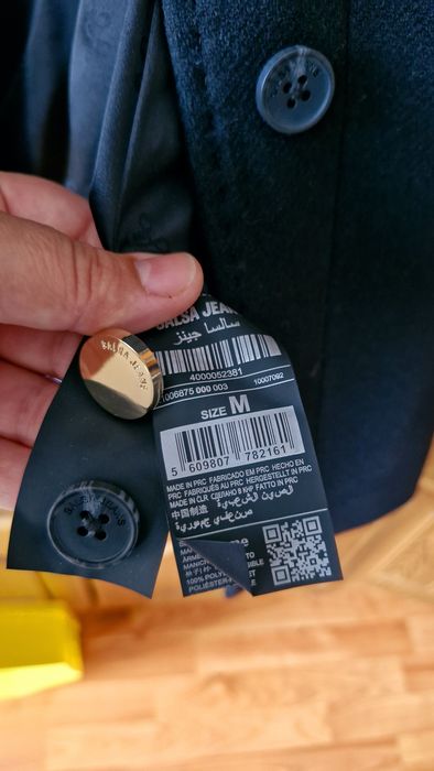 Palton de lână Grace cu curea marimea M