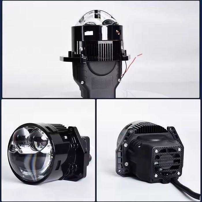 BI LED Лупи за Фар 12V 65W 3"инча 6000K  30 000 лумена