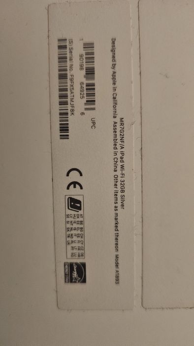 Tableta Apple iPad ecran Retina de  9.7"