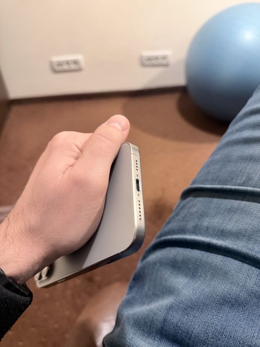 Iphone 15 pro max 512gb silver 10/10 89% baterie