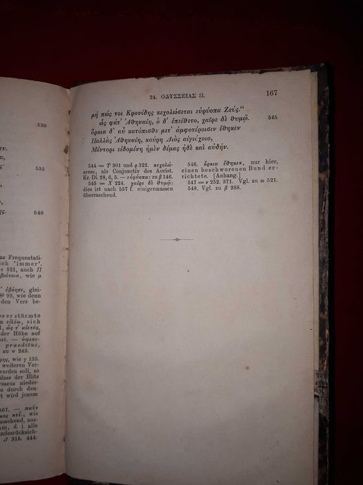 Carte veche "Homers Odyssee" , Karl Friedrich Ameis, tiparita 1880