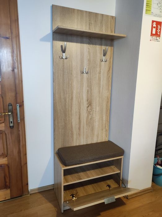 Cuier hol cu pantofar și banchetă