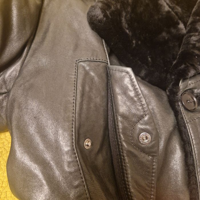 Дубленка натуральная чёрная