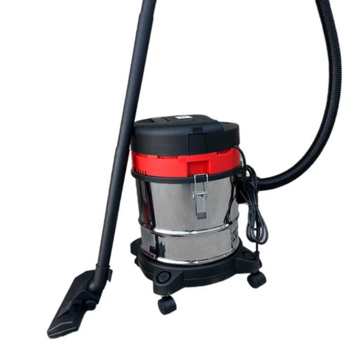 Прахосмукачка KraftRoyal 601-B20 за сухо и мокро почистване - 1200W, 20L, неръждаем резервоар, функция издухване