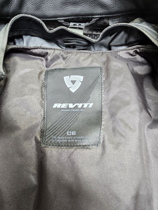 Geacă moto piele +mesh Revit 54