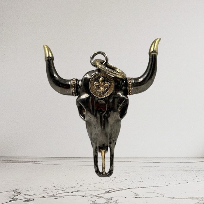 Сребърна висулка bloom бик