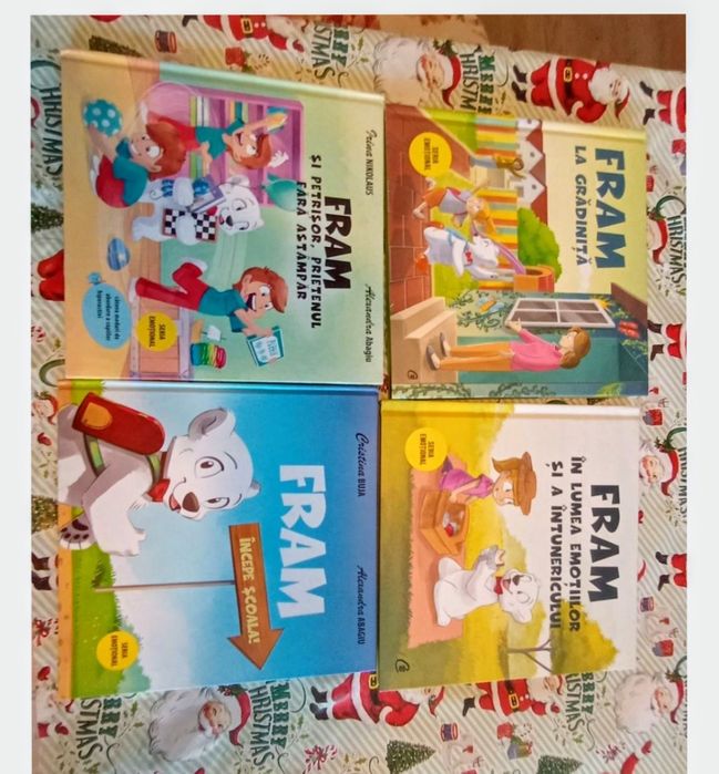 Cărți educative  cu Fram pt copii de  peste 2 ani