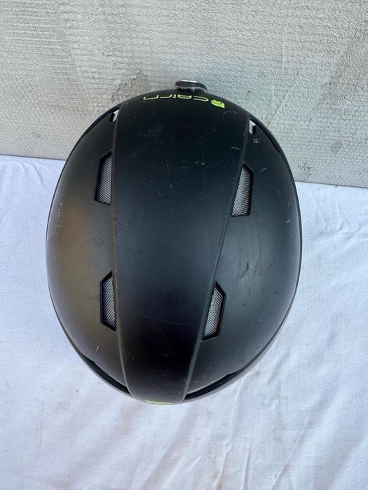 Casca Schi / Snowboard Copii Cairn Loc-Active J, Negru / Verde Neon marime 48