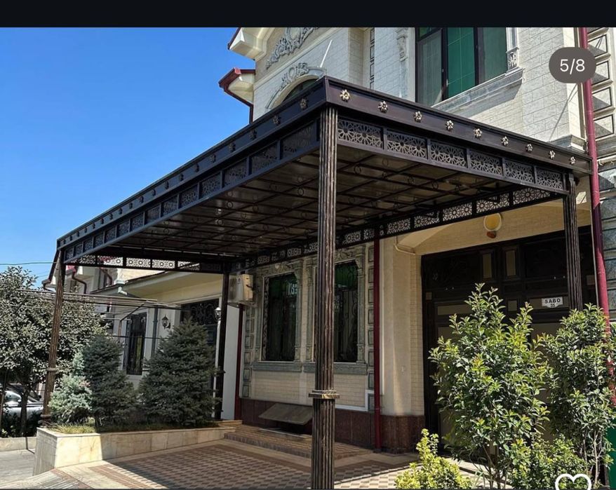 Навес беседка козерог naves besedka kazerog