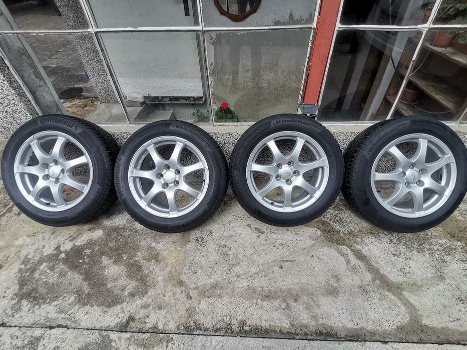 Джанти 17х5x108 с зимни гуми CONTINENTAL