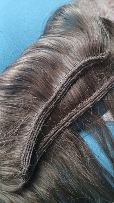 Волосы натуральные на трессе