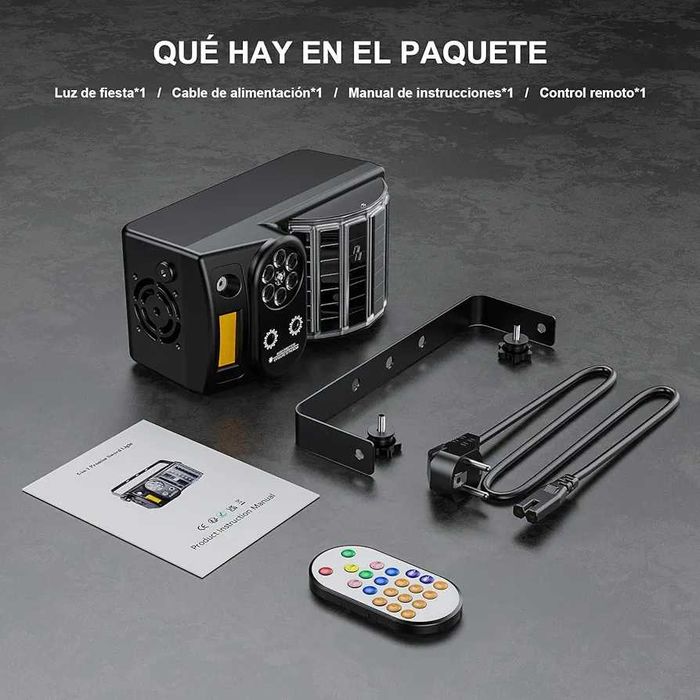 Lumini de scena/DJ/nunta stroboscop cu laser 5 in 1 cu telecomanda