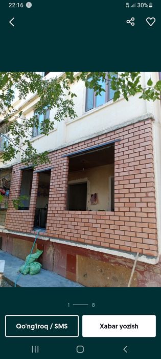 Кладка кирпич балкона