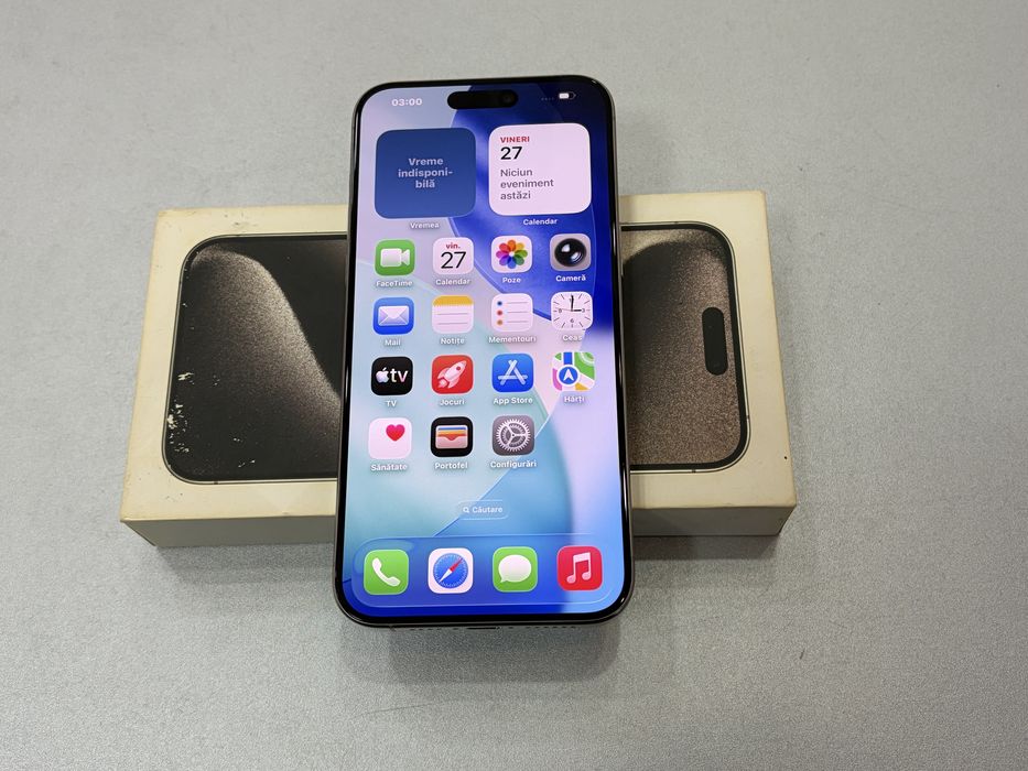 Iphone 15 Pro Max, 256 gb, Natural Titanium