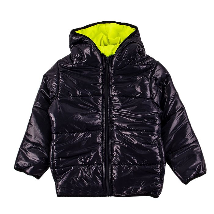 Преходно яке за момче в цвят индиго