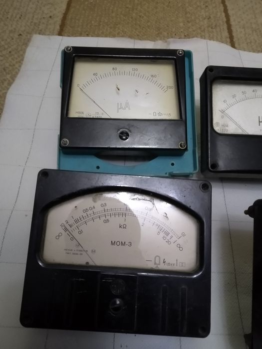 Вольтметр.Милиамперметр.Измерительные приборы. СССР.